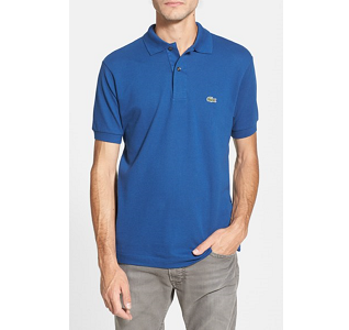 'L1212' Piqué Polo - Inkwell Blue